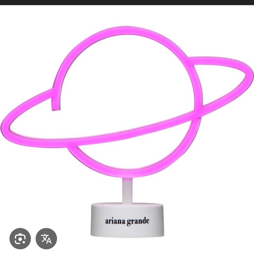 🎀Ariana Grande Neon Desk Lamp NEW! Girly Space Saturn Planet Desk Lamp